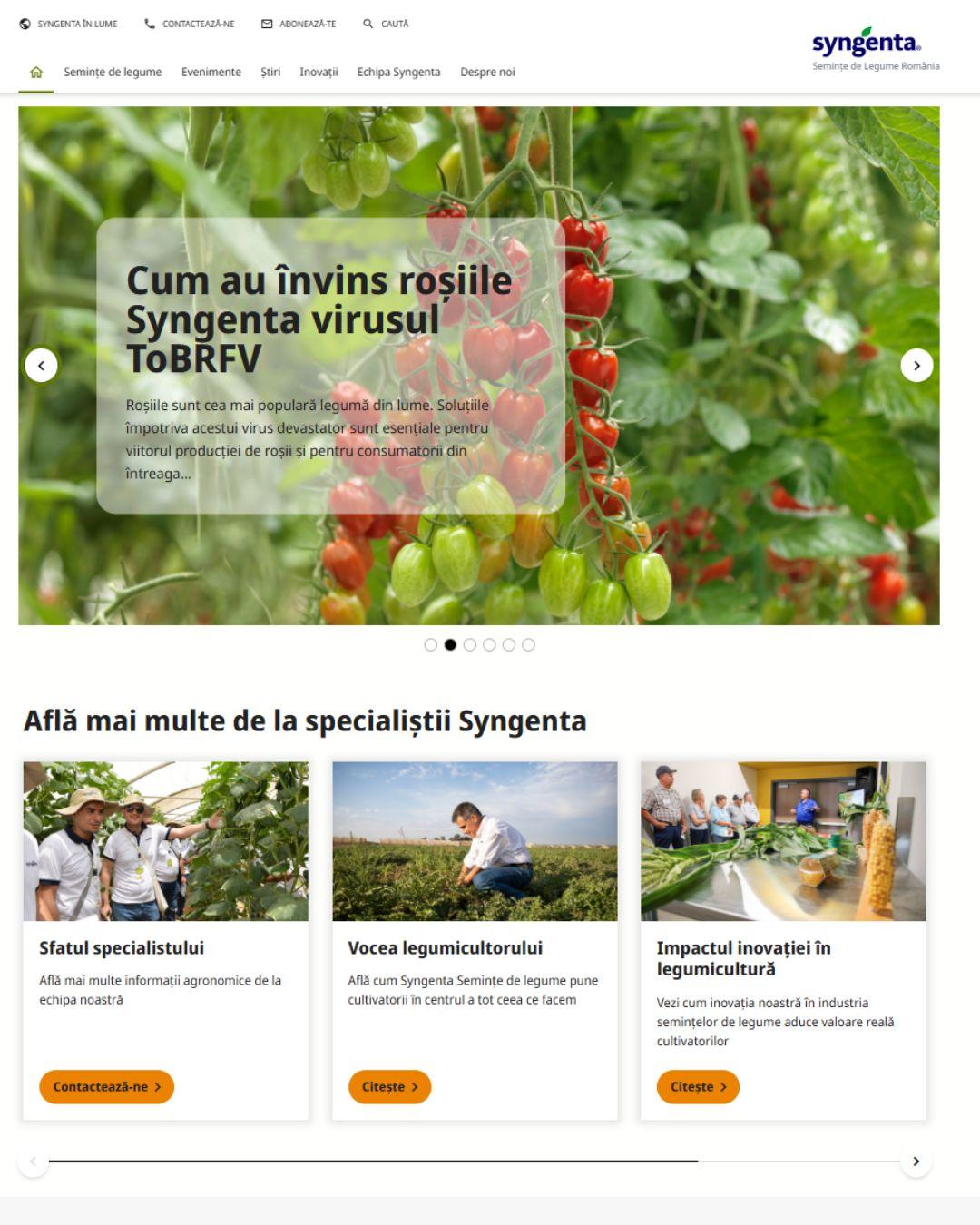 Syngenta Seminte Legume Site Nou Articol Stiri